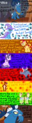 Size: 700x2700 | Tagged: safe, edit, edited screencap, screencap, flam, flim, garble, grogar, iron will, starlight glimmer, sunset shimmer, trixie, dragon, g4, the beginning of the end, female, male