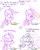 Size: 1280x1611 | Tagged: safe, artist:adorkabletwilightandfriends, spike, starlight glimmer, twilight sparkle, alicorn, dragon, pony, unicorn, comic:adorkable twilight and friends, g4, adorkable, adorkable twilight, cheating, chewing, comic, cute, dessert, diet, dork, eating, food, glowing horn, horn, humor, levitation, lineart, magic, magic aura, nom, pie, reformed starlight, slice of life, telekinesis, twilight sparkle (alicorn)