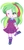Size: 550x1132 | Tagged: safe, artist:ocean-drop, lemon zest, equestria girls, g4, chibi, clothes, cropped, crystal prep academy uniform, cute, female, headphones, looking at you, one eye closed, school uniform, simple background, smiling, solo, white background, wink, zestabetes