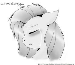 Size: 1222x1058 | Tagged: safe, artist:khaotixdreamfd, fluttershy, pony, g4, crying, female, solo