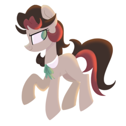 Size: 3024x3025 | Tagged: safe, artist:herfaithfulstudent, oc, oc only, oc:corellia, pony, bowtie, female, high res, lineless, next generation, offspring, parent:doctor whooves, parent:roseluck, parents:doctorrose, simple background, solo, transparent background