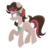 Size: 3024x3025 | Tagged: safe, artist:herfaithfulstudent, oc, oc only, oc:corellia, pony, bowtie, female, high res, lineless, next generation, offspring, parent:doctor whooves, parent:roseluck, parents:doctorrose, simple background, solo, transparent background