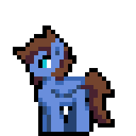Size: 192x192 | Tagged: safe, artist:bitassembly, oc, oc only, oc:bizarre song, pegasus, pony, abstract background, animated, gif, pixel art, solo, sprite