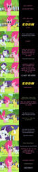 Size: 2000x8868 | Tagged: safe, artist:mlp-silver-quill, comet tail, pinkie pie, rarity, earth pony, pony, unicorn, comic:pinkie pie says goodnight, g4, comic, darling, female, male, mare, messy mane, stallion, this will end in death, this will end in murder, this will end in tears, this will end in tears and/or death, you dun goofed