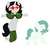 Size: 1400x1400 | Tagged: safe, artist:rosebush, oc, oc only, oc:emerald jewel, oc:joyride, pony, colt quest, asserting dominance, colt, fear, femboy, floating, foal, male, running, screaming, t pose, trap