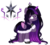 Size: 2700x2450 | Tagged: safe, artist:gihhbloonde, artist:meimisuki, oc, oc only, alicorn, pony, alicorn oc, base used, female, high res, mare, offspring, parent:king sombra, parent:twilight sparkle, parents:twibra, simple background, solo, transparent background