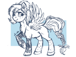 Size: 800x600 | Tagged: safe, artist:ali-selle, oc, oc only, pegasus, pony, solo