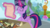 Size: 1920x1080 | Tagged: safe, screencap, twilight sparkle, alicorn, pony, g4, my little pony: friendship is magic, the point of no return, book, box, female, mare, scroll, solo, twilight sparkle (alicorn), waterfall