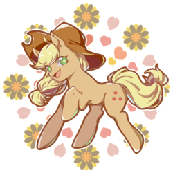 Size: 1080x1080 | Tagged: safe, artist:signiroha, applejack, earth pony, pony, g4, female, mare, simple background, solo, transparent background