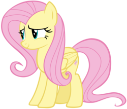 Size: 6266x5400 | Tagged: safe, artist:andoanimalia, fluttershy, pegasus, pony, g4, horse play, absurd resolution, cute, female, mare, shyabetes, simple background, smiling, solo, transparent background, vector