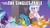 Size: 800x446 | Tagged: safe, edit, edited screencap, screencap, gallus, ocellus, rarity, silverstream, smolder, changedling, changeling, classical hippogriff, dragon, griffon, hippogriff, pony, unicorn, g4, she's all yak, depressed, discovery family logo, dragoness, feet on table, female, food, male, popcorn, sad face, single, text