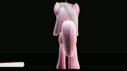 Size: 640x360 | Tagged: safe, artist:gabe2252, clear sky, pony, g4, 3d, animated, blender, female, strategically covered, tail censor
