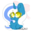 Size: 711x650 | Tagged: safe, artist:kittenkat20022, oc, oc:fleurbelle, alicorn, pony, alicorn oc, bow, chest fluff, ear fluff, female, hair bow, mare, solo, wingding eyes