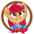 Size: 1052x1053 | Tagged: safe, artist:rainbow eevee, pony, bow, faic, fast food, fluffy, food, freckles, ponified, simple background, solo, transparent background, wendy thomas, wendy's