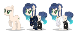 Size: 1280x574 | Tagged: safe, artist:jxst-roch, oc, oc only, oc:merry, earth pony, pony, bald, clothes, female, mare, simple background, socks, solo, sweater, transparent background