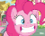 Size: 483x388 | Tagged: safe, screencap, pinkie pie, earth pony, pony, g4, season 7, secrets and pies, animated, close-up, crazy face, cropped, faic, female, floppy ears, gif, gritted teeth, mare, solo, underbite