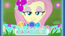 Size: 1920x1080 | Tagged: safe, screencap, fluttershy, equestria girls, festival filters, g4, my little pony equestria girls: better together, beautiful, bedroom eyes, female, flora/fauna, selfie