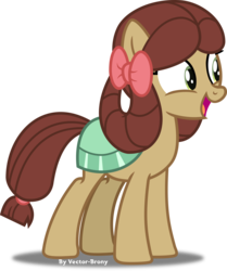 Size: 5032x6021 | Tagged: safe, artist:vector-brony, yona, earth pony, pony, g4, she's all yak, absurd resolution, cute, female, happy, mare, open mouth, ponified, pony yona, simple background, solo, species swap, transparent background, vector, yonadorable