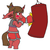 Size: 580x580 | Tagged: safe, artist:blaseroth, oc, oc only, oc:dim moonlight, anthro, unguligrade anthro, action, anthro oc, boxing, clothes, midriff, solo, sports, sports bra, sports shorts, unicorn oc