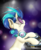 Size: 768x926 | Tagged: safe, artist:valemjj, dj pon-3, vinyl scratch, pony, unicorn, g4, eyes closed, female, headphones, solo, turntable