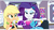 Size: 1920x1080 | Tagged: safe, screencap, applejack, rarity, camping must-haves, equestria girls, g4, my little pony equestria girls: better together, bedroom, emoticon, exclamation point, geode of shielding, geode of super strength, heart, lidded eyes, lip bite, looking at you, magical geodes, rarity peplum dress, rarity's bedroom, shipping fuel, stare, tent