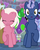 Size: 844x1050 | Tagged: safe, screencap, clever musings, fuchsia frost, midnight snack (g4), november rain, spike, strawberry scoop, dragon, earth pony, pony, unicorn, g4, she's all yak, 2 handfuls of dat ass, :o, background pony, butt touch, cropped, dj scales and tail, eyes closed, female, friendship student, frown, hand on butt, male, mare, open mouth, raised hoof, shrunken pupils, stallion, surprised, wide eyes, winged spike, wings