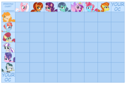 Size: 5955x3997 | Tagged: safe, artist:calibykitty, clear sky, cloudy quartz, cookie crumbles, cup cake, mrs. paleo, pear butter, posey shy, princess cadance, spoiled rich, stellar flare, stormy flare, twilight velvet, windy whistles, oc, pony, common ground, g4, adoptable, breeding grid, commission, customized toy, implied magical lesbian spawn, irl, photo, toy