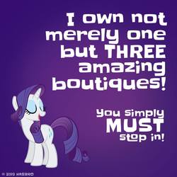 Size: 960x960 | Tagged: safe, rarity, pony, g4, official, facebook, rarity month