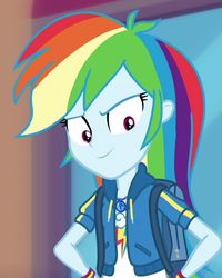 Size: 863x1080 | Tagged: safe, screencap, rainbow dash, equestria girls, g4, my little pony equestria girls: better together, run to break free, cropped, cute, dashabetes, female, geode of super speed, magical geodes, solo