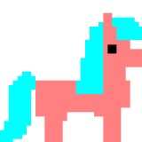 Size: 160x160 | Tagged: safe, artist:undeadponysoldier, oc, oc only, oc:echristian, earth pony, pony, 8-bit, female, mare, picture for breezies, pixel art, pixelated, simple background, solo, white background