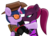 Size: 9695x6952 | Tagged: safe, alternate version, artist:ejlightning007arts, edit, tempest shadow, twilight sparkle, alicorn, pony, g4, boop, cute, female, lesbian, noseboop, overwatch, ponytail, ship:tempestlight, shipping, simple background, team fortress 2, transparent background, twilight sniper, twilight sparkle (alicorn), vector, widowmaker, widowtempest