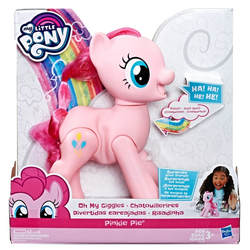 Size: 600x600 | Tagged: safe, pinkie pie, earth pony, pony, g4, official, rainbow roadtrip, adoracreepy, creepy, cute, female, fetish fuel, giggling, irl, laughing, nightmare fuel, oh my giggles pinkie pie, photo, toy