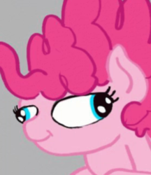 Size: 744x860 | Tagged: safe, artist:greyscaleart, edit, screencap, pinkie pie, earth pony, pony, g4, cropped, faic, female, great moments in animation, mare, ponk, reaction image, solo