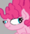 Size: 744x860 | Tagged: safe, artist:greyscaleart, edit, screencap, pinkie pie, earth pony, pony, g4, cropped, faic, female, great moments in animation, mare, ponk, reaction image, solo