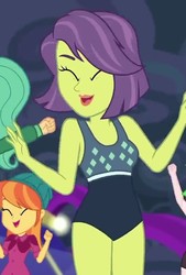 Size: 483x714 | Tagged: safe, screencap, garden grove, orange sunrise, victoria, equestria girls, equestria girls series, g4, spring breakdown, spoiler:eqg series (season 2), all good (song), clothes, cropped, female, offscreen character, swimsuit