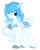 Size: 1024x1280 | Tagged: safe, artist:crystal-tranquility, oc, oc only, oc:glacia, deer pony, original species, pond pony, female, obtrusive watermark, simple background, solo, transparent background, watermark