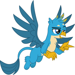 Size: 2866x2865 | Tagged: safe, artist:frownfactory, gallus, griffon, g4, she's all yak, .svg available, chest fluff, flying, high res, male, paws, simple background, solo, svg, transparent background, vector, wings