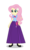 Size: 550x930 | Tagged: safe, artist:cartoonmasterv3, fluttershy, equestria girls, g4, alternate universe, clothes, female, long skirt, skirt, solo