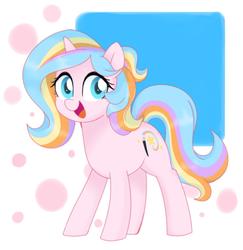 Size: 1101x1132 | Tagged: safe, artist:ch-chau, oc, oc only, oc:oofy colorful, pony, unicorn, female, mare, solo