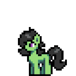 Size: 252x252 | Tagged: safe, artist:bitassembly, oc, oc:filly anon, earth pony, pony, game:filly astray, angry, animated, cute, female, filly, game:anonfilly, mare, pixel art, rearing, simple background, solo, sprite, stomp, stomping, transparent background