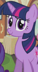 Size: 178x334 | Tagged: safe, screencap, fluttershy, rarity, twilight sparkle, pegasus, pony, unicorn, g4, mmmystery on the friendship express, season 2, animated, cropped, cute, ear flick, female, floppy ears, friendship express, i watch it for the ears, mare, offscreen character, raised eyebrow, raised hoof, solo focus, talking, train, unicorn twilight