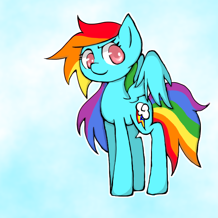 2039275 Safe Artist Destroyer Aky Rainbow Dash Pegasus Pony