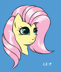 Size: 1146x1343 | Tagged: safe, artist:luxsimx, fluttershy, pony, g4, bust, female, shiny mane, solo