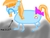 Size: 640x480 | Tagged: safe, artist:pinxs, oc, oc:aurelia coe, earth pony, pony, blue coat, bow, champions of equestria, meme, orange mane, purple eyes, tail, tail bow