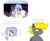 Size: 2168x1772 | Tagged: safe, artist:pencil bolt, oc, oc:artstina, oc:pencil bolt, pegasus, pony, derpibooru, ><, blushing, eyes closed, female, male, meta, painting, paper, pillow, smiling