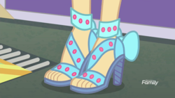 Size: 854x480 | Tagged: safe, edit, edited screencap, screencap, rarity, equestria girls, equestria girls specials, g4, my little pony equestria girls: better together, my little pony equestria girls: rollercoaster of friendship, close-up, feet, high heels, legs, open-toed shoes, pictures of legs, sandals, shoes, skin color edit, toes
