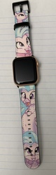 Size: 1243x3898 | Tagged: safe, artist:rainbow eevee, silverstream, classical hippogriff, hippogriff, g4, apple watch, cute, diastreamies, irl, merchandise, paper, photo, watch, watch band