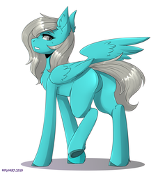 Size: 2000x2200 | Tagged: safe, artist:serodart, oc, oc only, oc:zera bloom, pegasus, pony, female, high res, solo