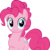 Size: 7706x7726 | Tagged: safe, artist:ace play, pinkie pie, earth pony, pony, g4, party of one, absurd resolution, cute, female, looking at you, mare, raised hoof, simple background, smiling, solo, transparent background, vector