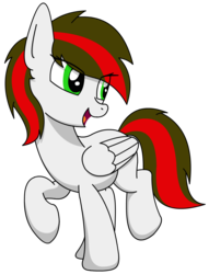 Size: 1166x1530 | Tagged: safe, artist:lonebigcity, artist:mrcity4000, oc, oc only, oc:solar spark, pegasus, pony, female, simple background, solo, transparent background